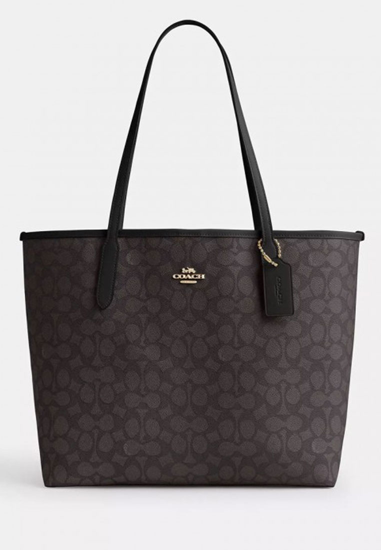 COACH City Tote Bag In Signature Canvas