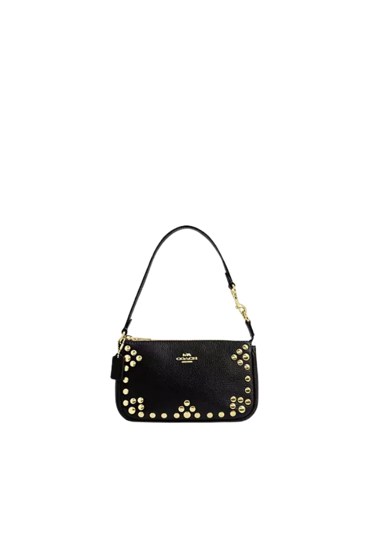COACH Coach Nolita 19 Shoulder Bag With Rivets In Black Caq17