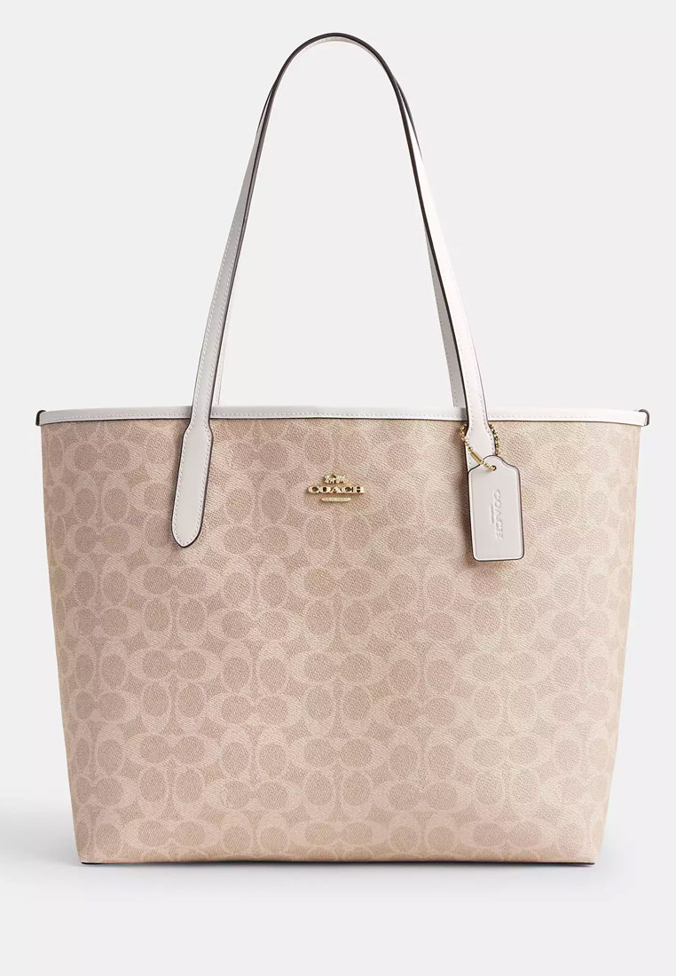 COACH City Tote Bag In Signature Canvas