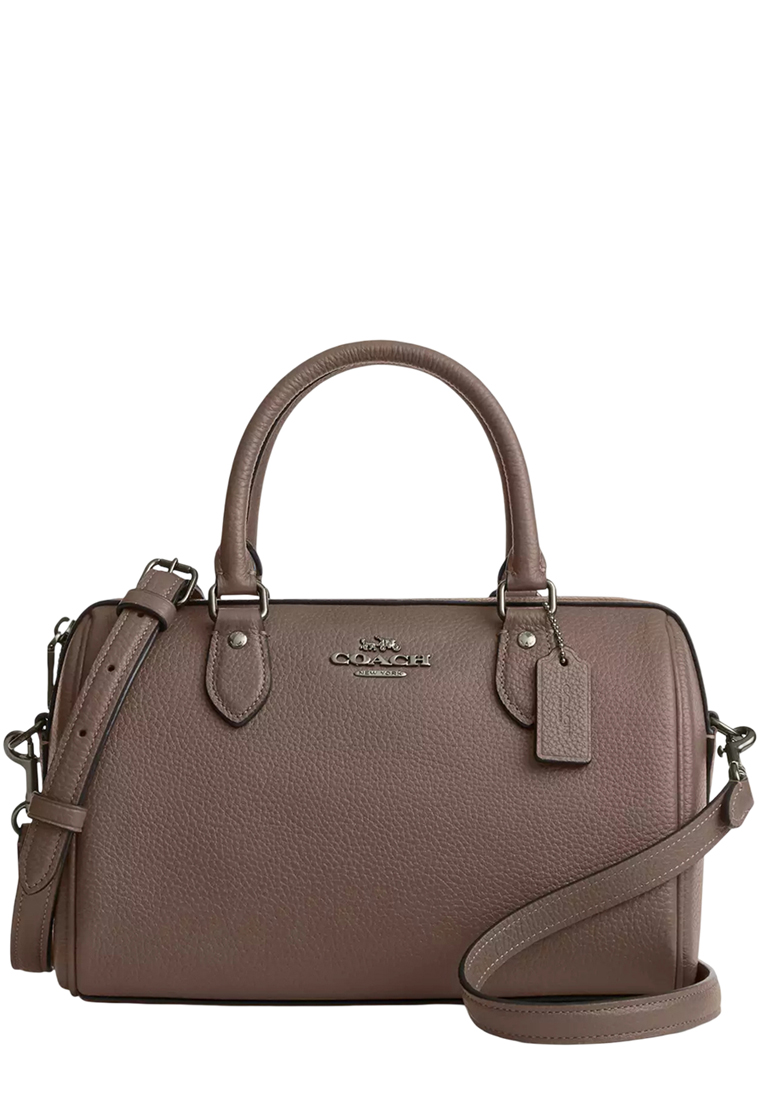 COACH Rowan Satchel Bag - Dark Stone CV962