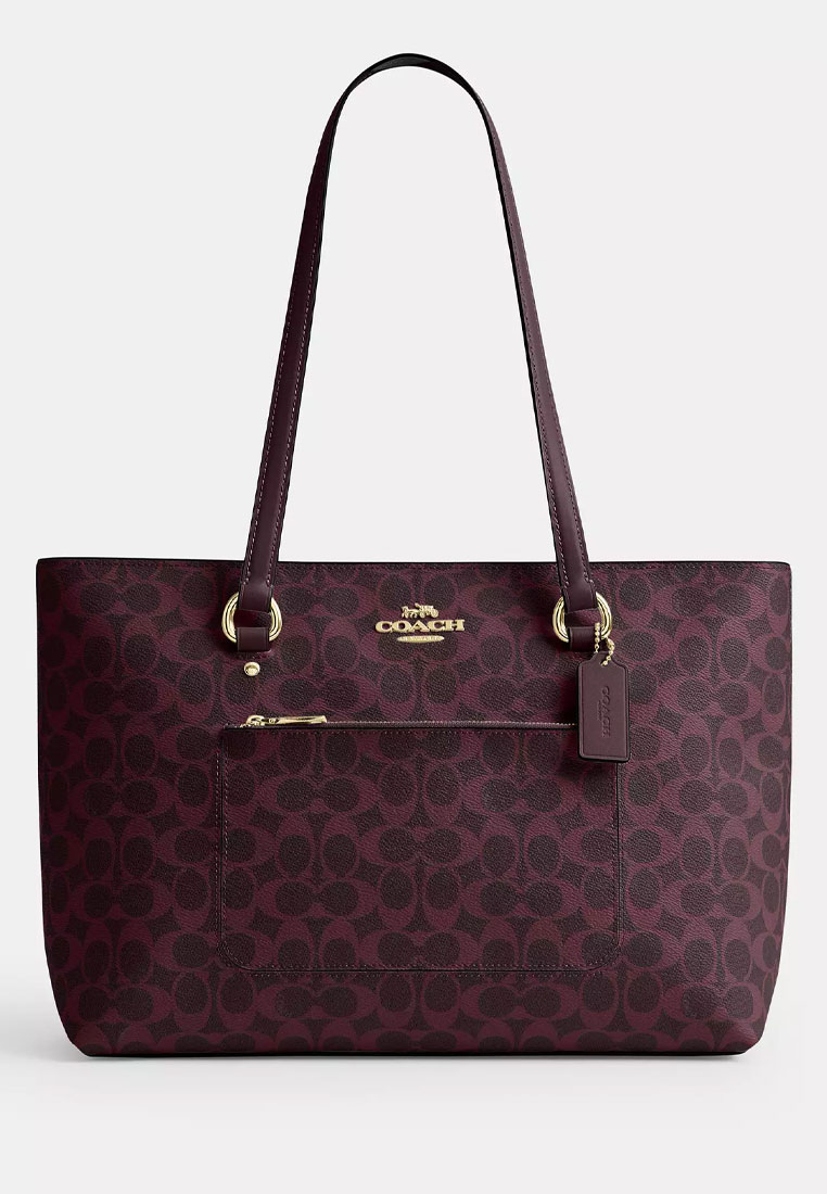 COACH Station Tote Bag In Signature Canvas