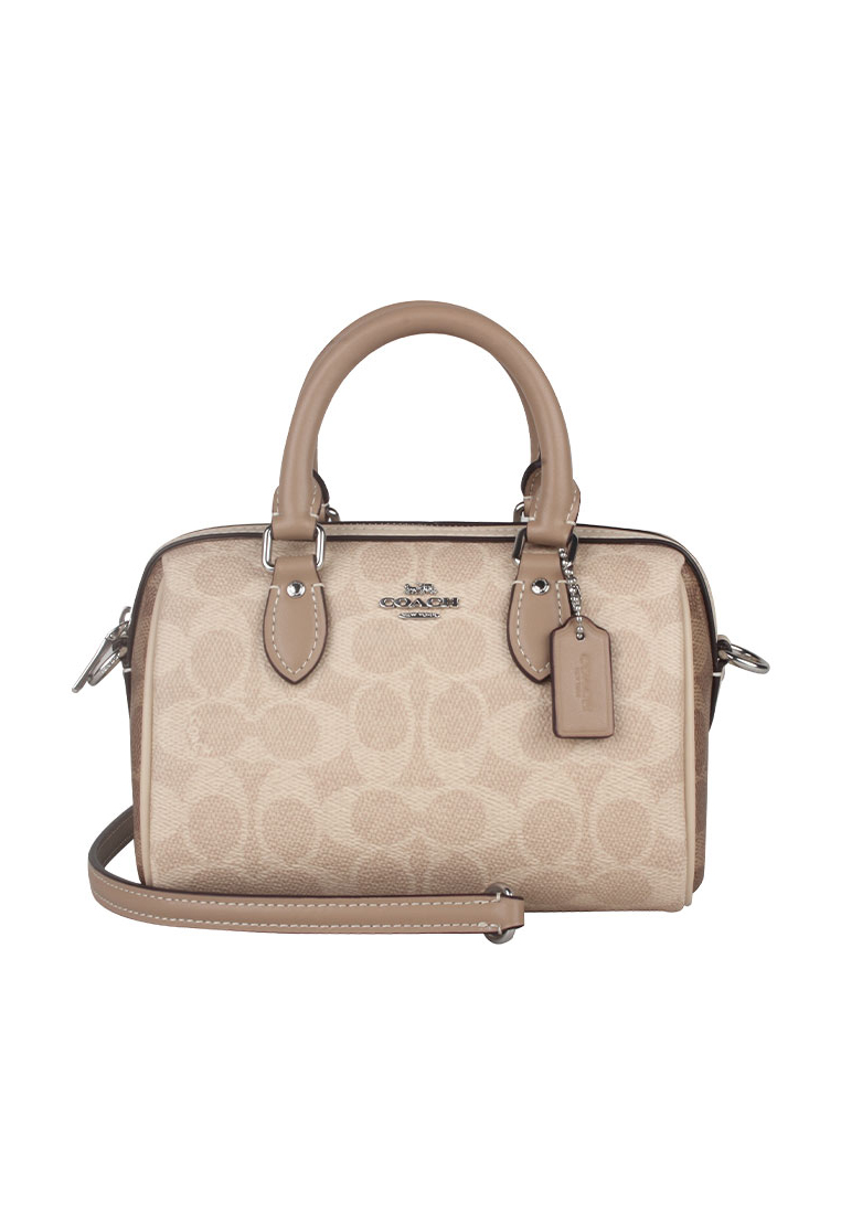 COACH Mini Rowan Crossbody Bag In Blocked Signature Canvas CW330