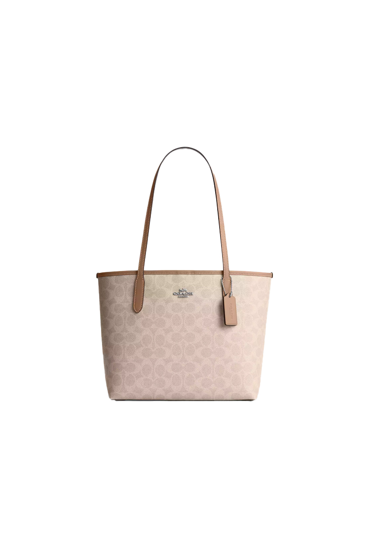 COACH Medium City Tote Bag In Signature Canvas CDX82