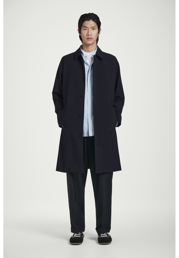 COS WOOL-BLEND LONG CAR COAT