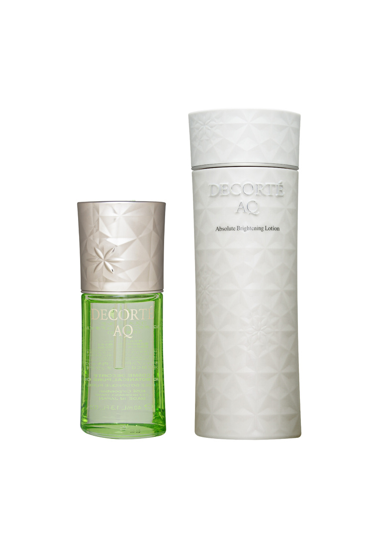 Cosme Decorte AQ Botanical Pure Oil  40ml/1.3fl.oz + AQ Absolute Glow-Radiant Brightening Lotion 200