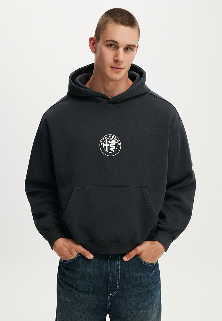 Cotton On Box Fit Alfa Romeo Hoodie