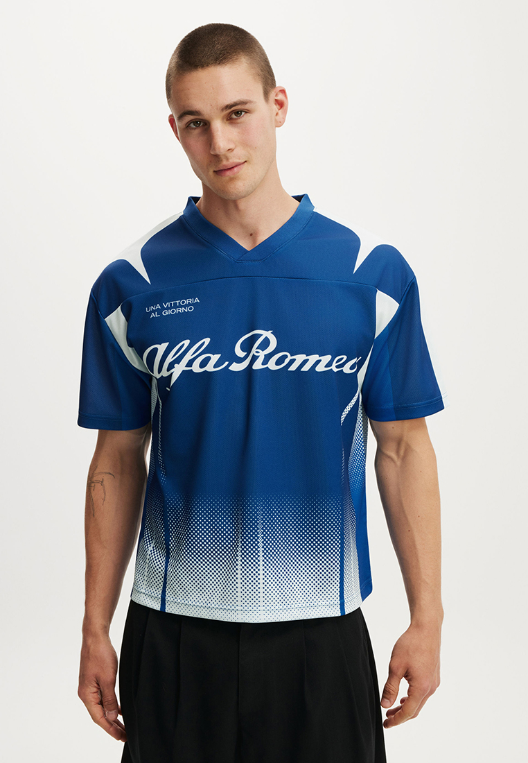Cotton On Alfa Romeo Football Jersey Top