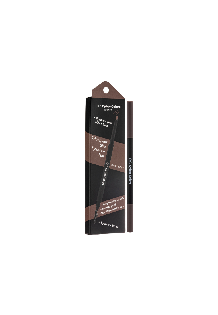 Cyber Colors Cyber Colors Triangular Slim Eyebrow Pen #03 Gray Brown