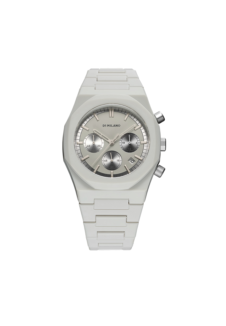 D1 Milano Fossil Grey Polychrono Bracelet Watch, 40.5mm