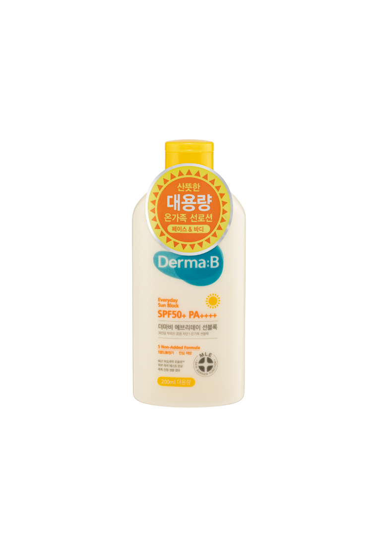 Derma:B Derma B Everyday Sun Sunblock SPF50+PA++++ (200ml)