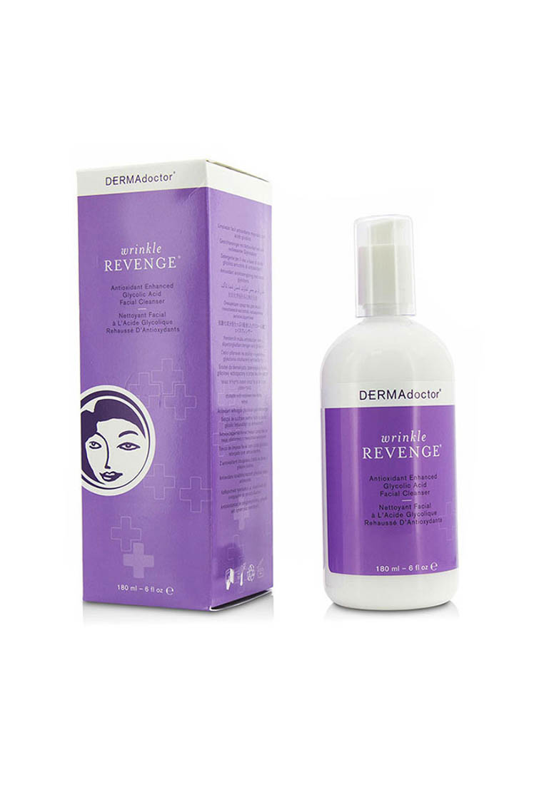 DERMAdoctor DERMADOCTOR - Wrinkle Revenge Antioxidant Enhanced Glycolic Acid Facial Cleanser 180ml/6