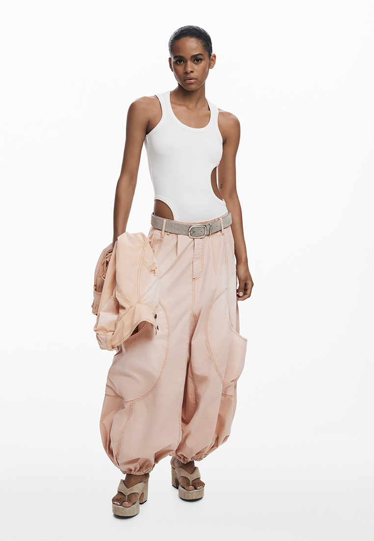 Desigual Fluid cargo pants