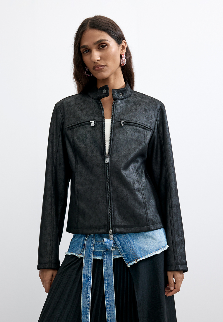 Desigual Faux Leather Jacket