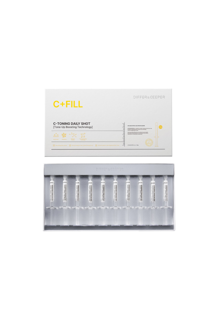 DIFFER & DEEPER DIFFER & DEEPER C Toning Daily Shot (2.5ml x 10pcs)