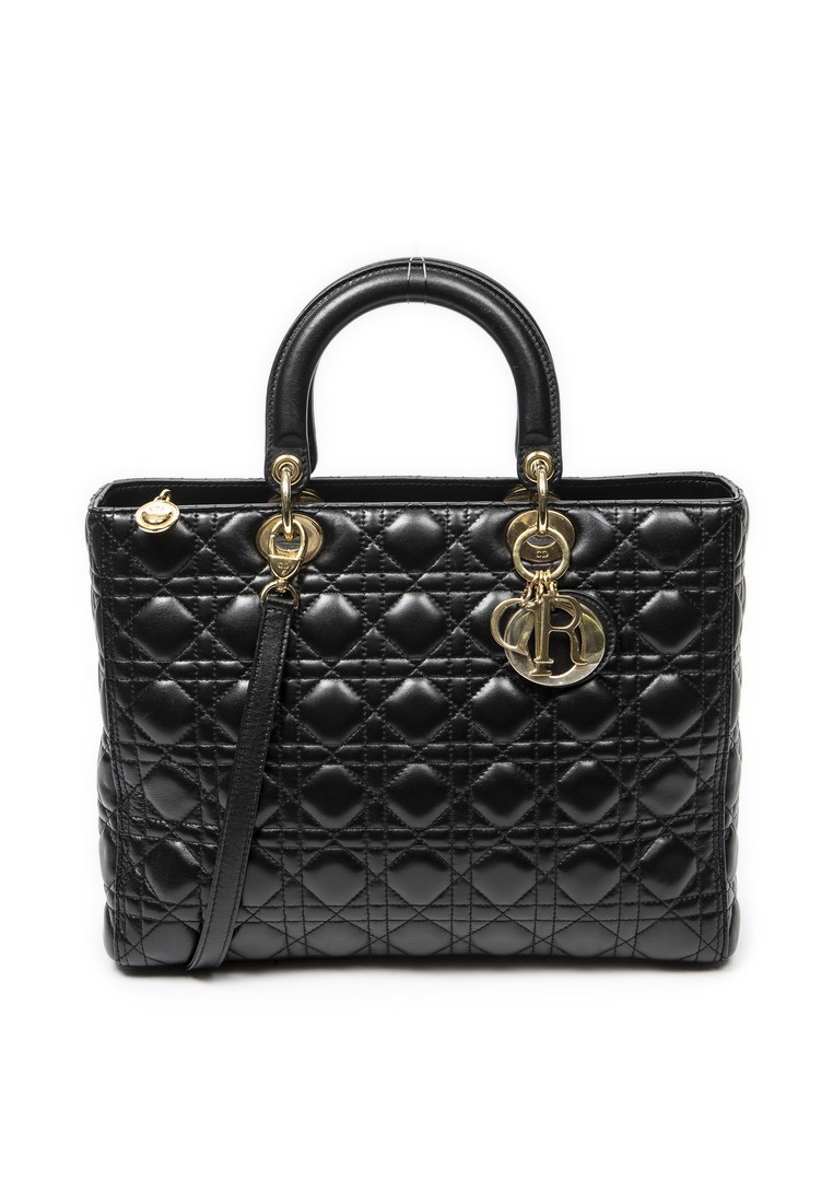 Dior Pre-Loved Large Lady Dior Zip