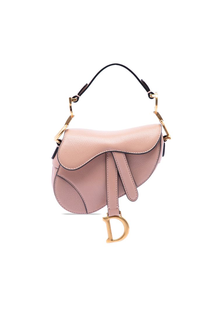 Dior Pre-Loved Dior Micro Goatskin Saddle Bag