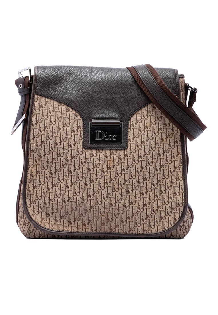 Dior Pre-Loved Dior Diorissimo Trotter Canvas Street Chic Crossbody
