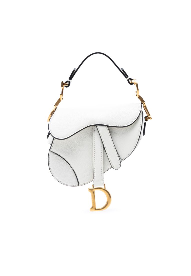Dior Pre-Loved Dior Micro Goatskin Saddle Bag