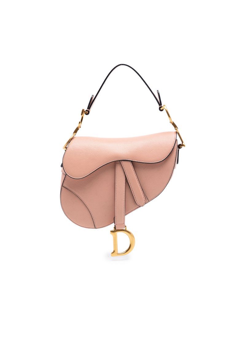 Dior Pre-Loved Dior Mini Goatskin Saddle Bag