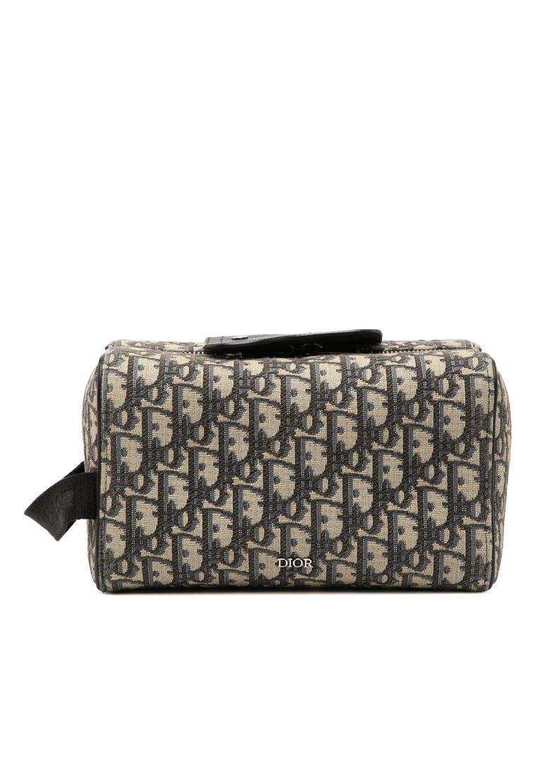 Dior Pre-Loved Dior Oblique Canvas Lingot Toiletry Case