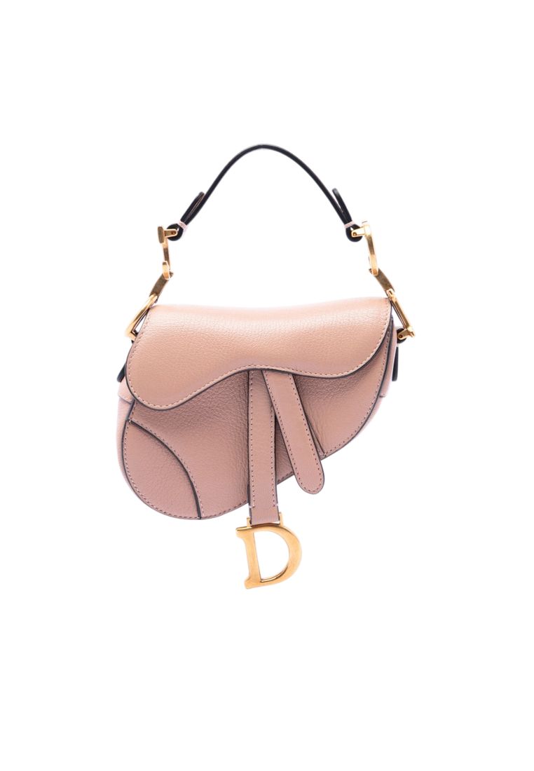 Dior Pre-Loved Dior Micro Goatskin Saddle Bag