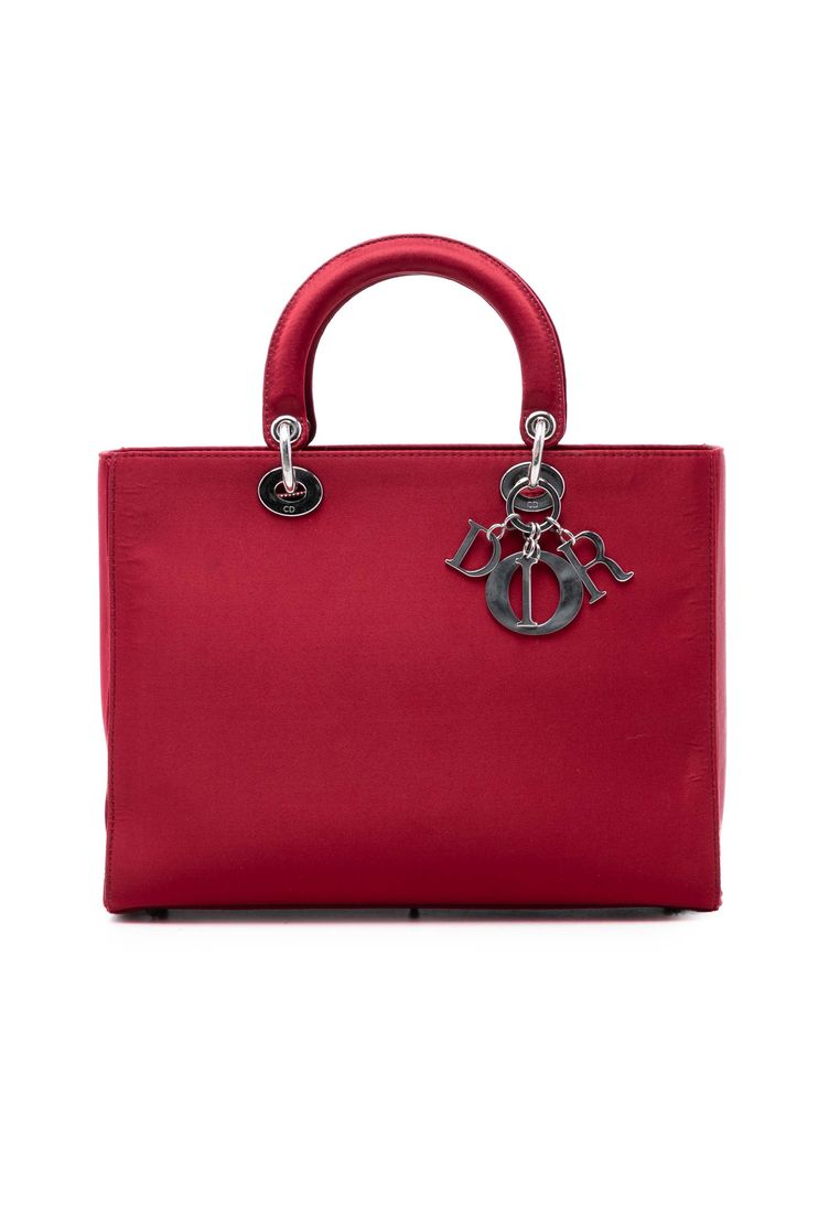 Dior Pre-Loved Dior Large Satin Lady Dior
