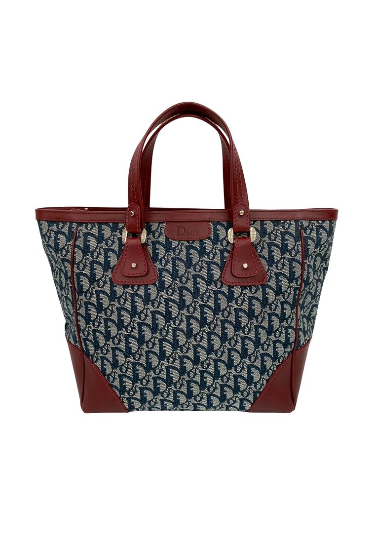 Dior Pre-Loved Dior Diorissimo Trotter Canvas Zip Tote
