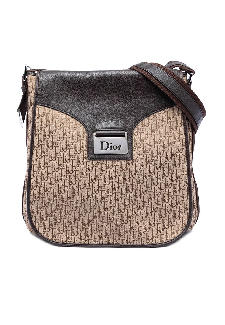 Dior Pre-Loved Dior Diorissimo Trotter Canvas Street Chic Crossbody