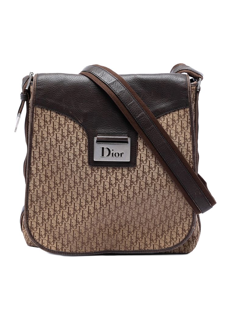 Dior Pre-Loved Dior Diorissimo Trotter Canvas Street Chic Crossbody