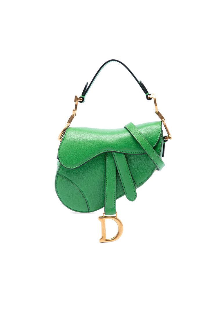 Dior Pre-Loved Dior Micro Goatskin Saddle Bag