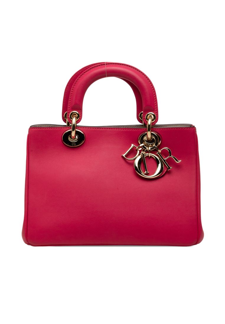 Dior Pre-Loved Dior Mini Leather Diorissimo Satchel