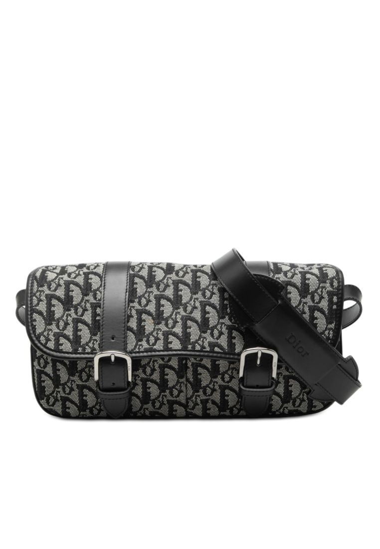 Dior Pre-Loved Dior Diorissimo Trotter Canvas Crossbody