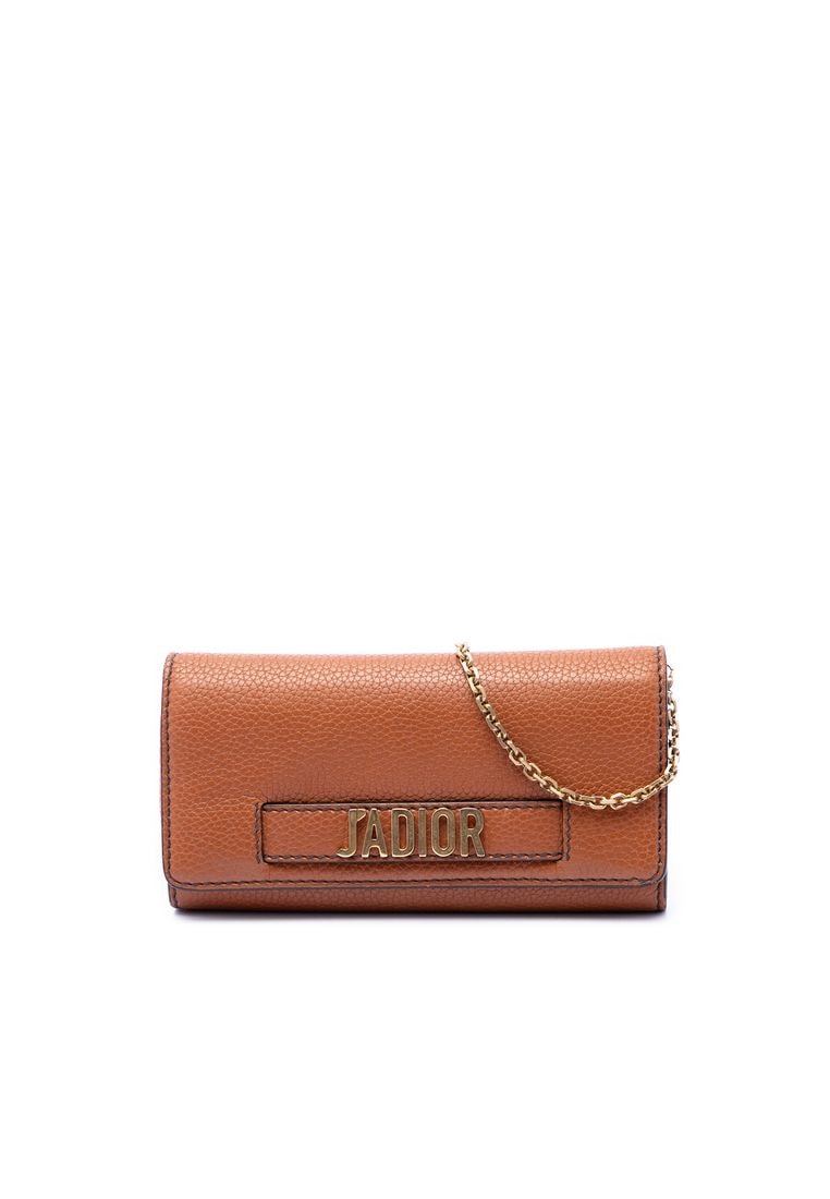 Dior Pre-Loved Dior Calfskin Jadior Wallet On Chain