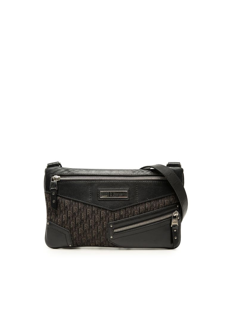 Dior Pre-Loved Dior Diorissimo Trotter Canvas Street Chic Shoulder Bag
