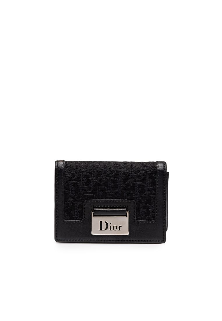 Dior Pre-Loved Dior Diorissimo Trotter Canvas Street Chic Small Wallet