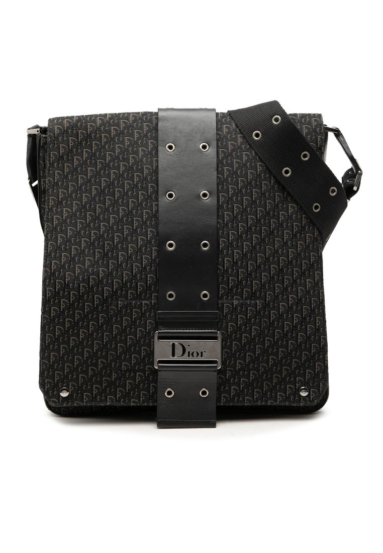 Dior Pre-Loved Dior Diorissimo Trotter Canvas Street Chic Crossbody