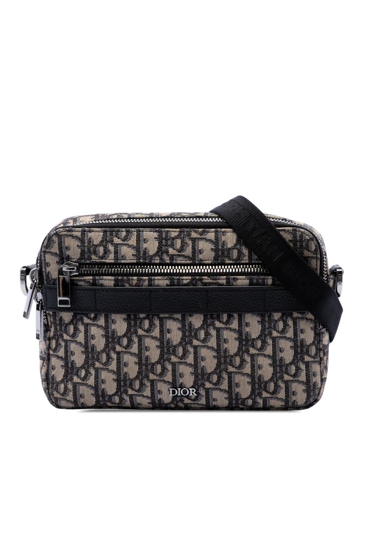Dior Pre-Loved Dior Oblique Canvas Safari Crossbody