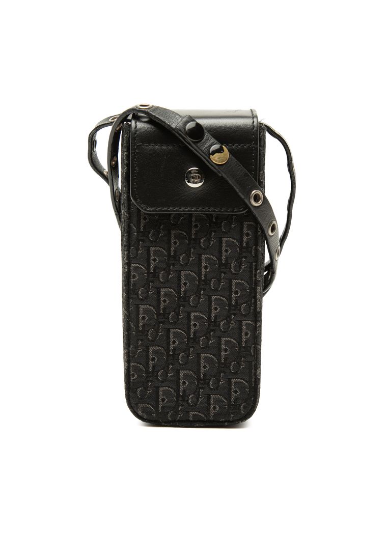 Dior Pre-Loved Dior Diorissimo Trotter Canvas Phone Pouch