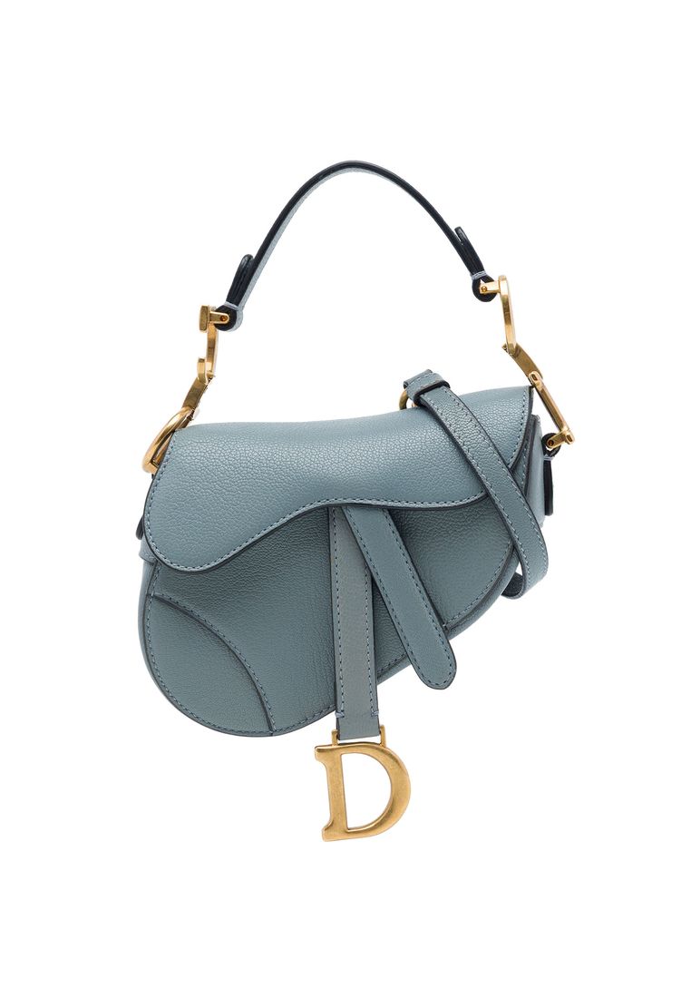 Dior Pre-Loved Dior Micro Goatskin Saddle Bag