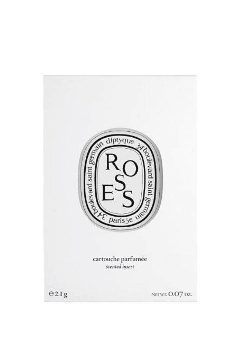 Diptyque Cartridge Refill / Scented Insert Car Diffuser Cartouches Fleur Roses 2.1g
