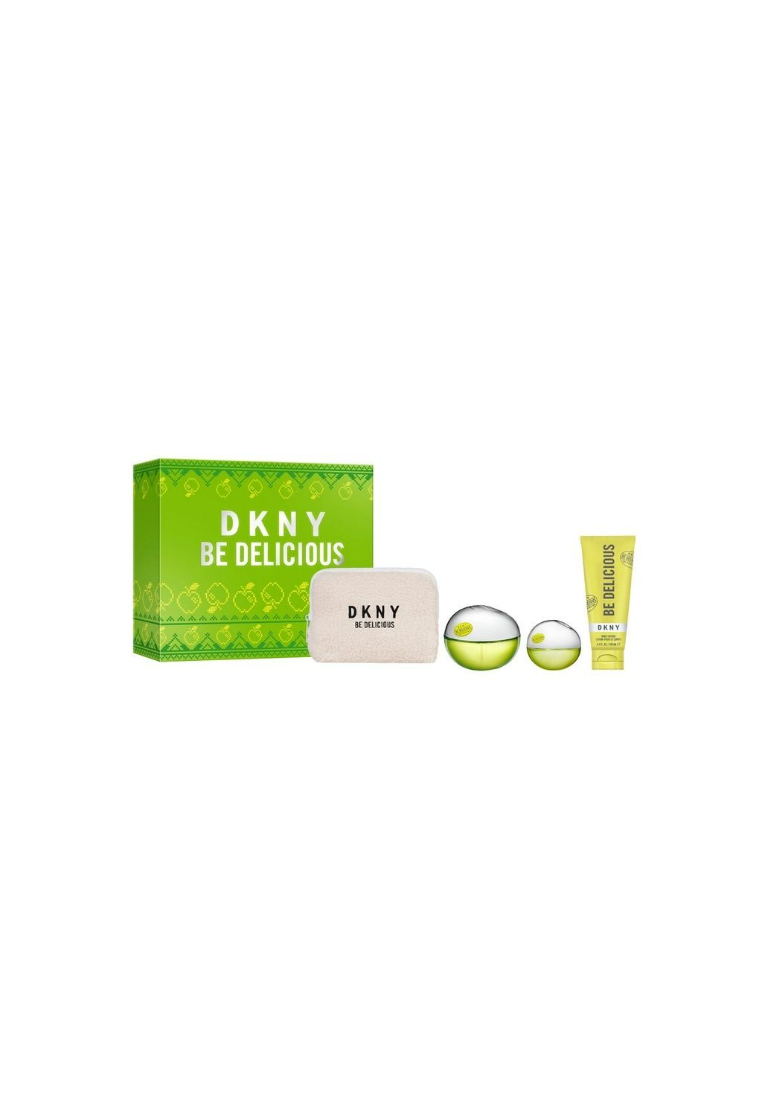 DKNY Fragrances DKNY Be Delicious EDP 100mL + EDP 15mL + B/L 100mL + Pouch