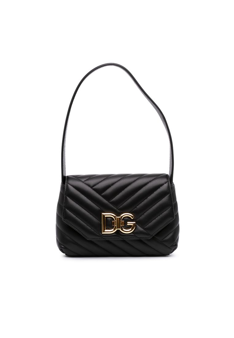 Dolce & Gabbana Pre-Loved Dolce & Gabbana Small Quilted Lambskin Lop Shoulder Bag