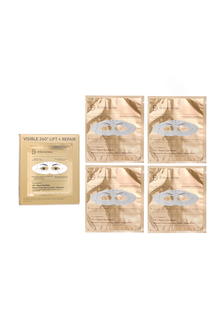 Dr. Dennis Gross DR DENNIS GROSS - DermInfusions Lift + Repair Eye Mask 4pcs