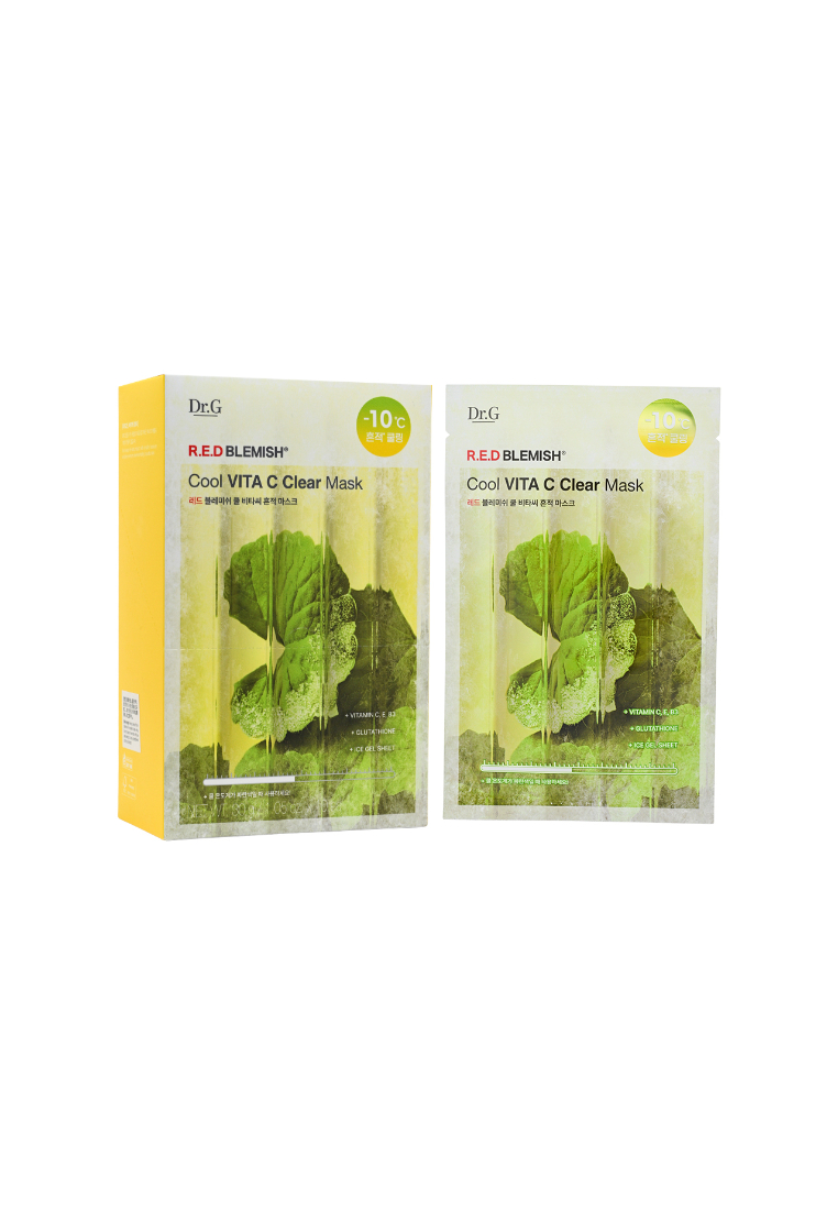DR.G DR. G R.E.D Blemish Cool VITA C Clear Mask(10pcs)