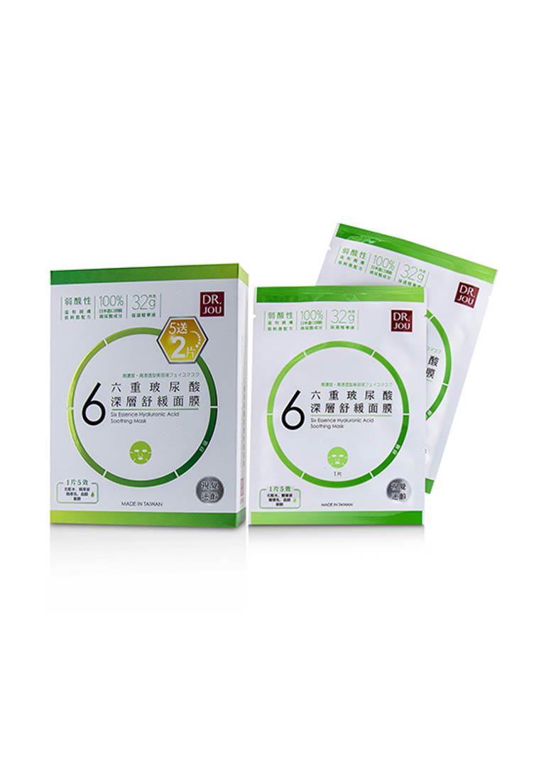 DR. JOU (By Dr. Morita) DR. JOU (BY DR. MORITA) - Six Essence Hyaluronic Acid Soothing Mask 7pcs