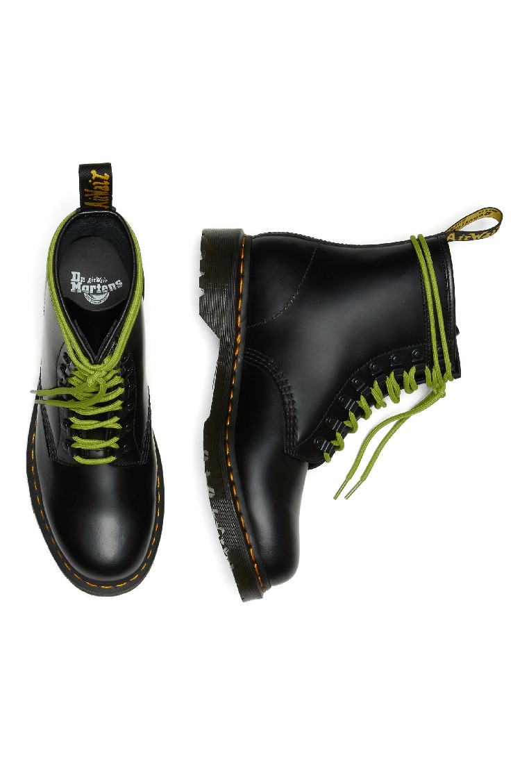 Dr. Martens anfibi in pelle con zip centrale