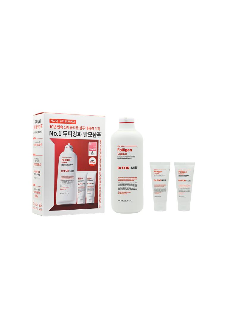 Dr.FORHAIR Dr.FORHAIR Folligen Original Hair Loss Shampoo Set (3pcs) 3piece