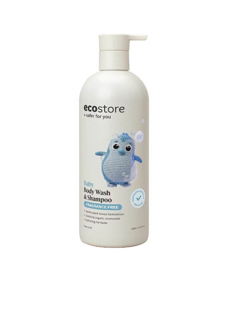 ecostore ecostore - Baby Body Wash & Shampoo 535ml (Fragrance Free)