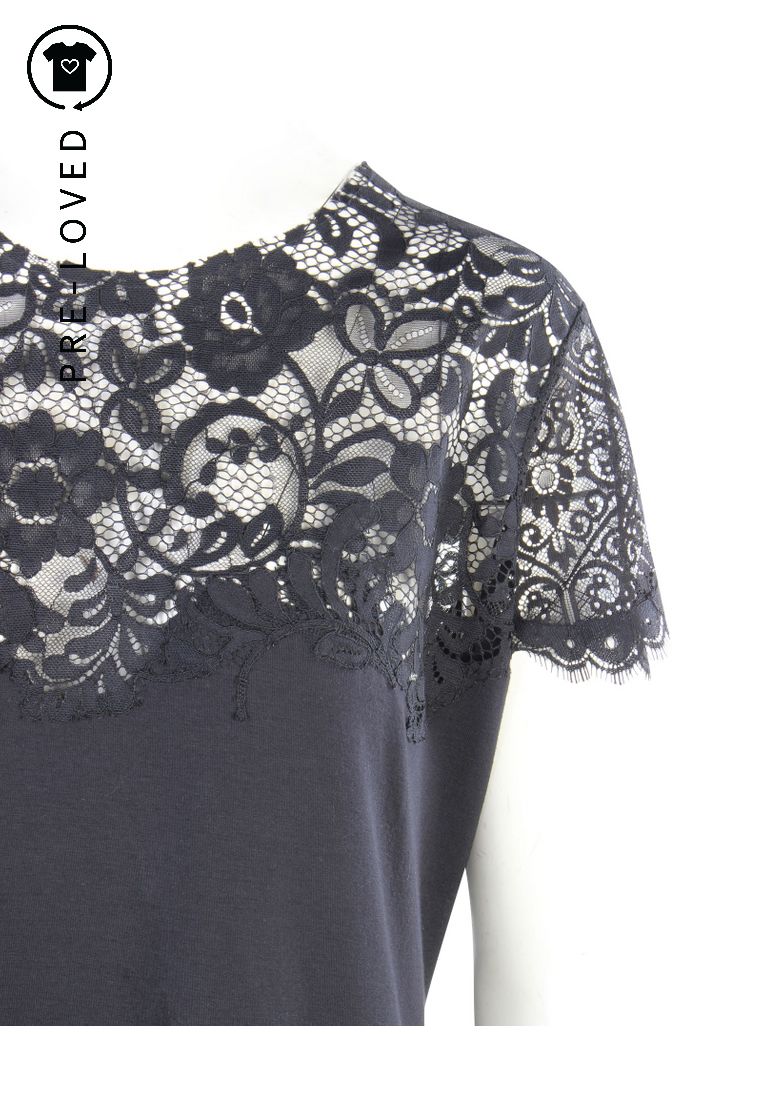 elie tahari lace top