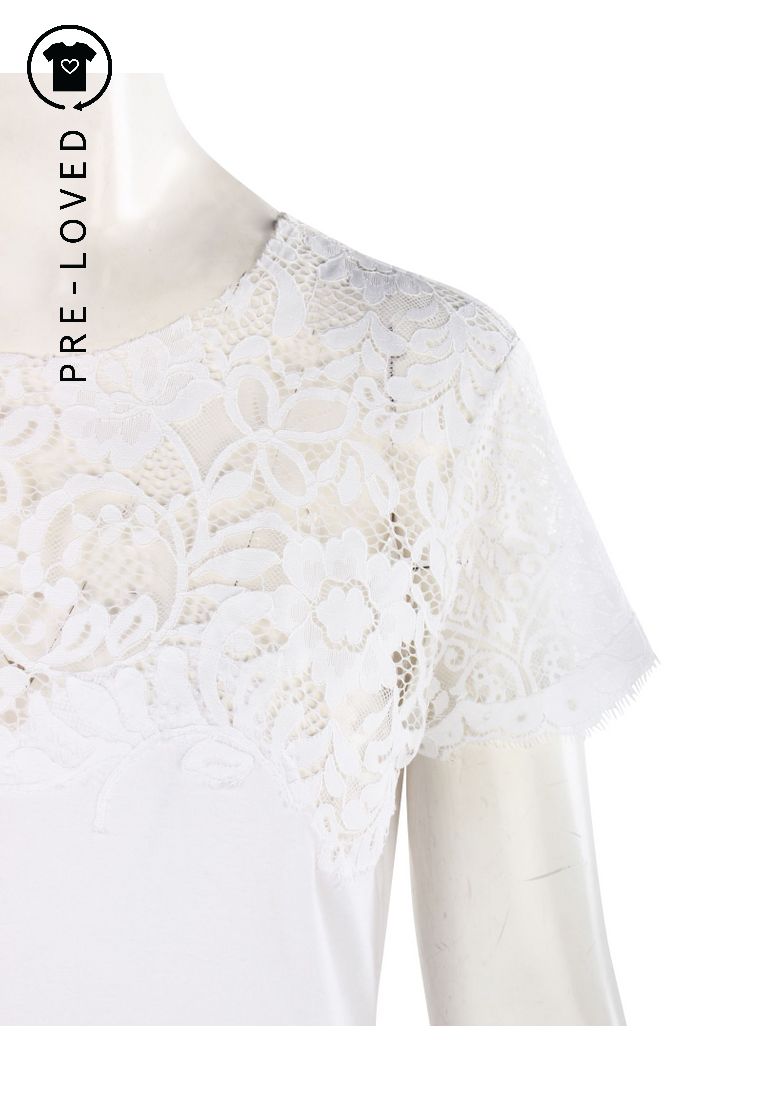 elie tahari lace top